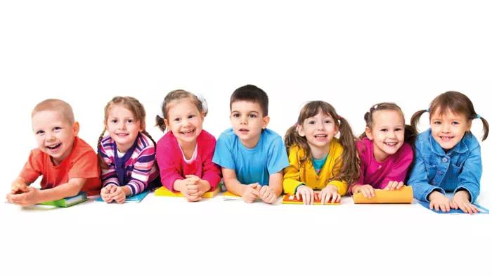Kindergruppe im deutschen Rentnerparadies